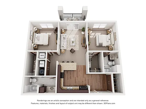 Floor plan Woodland