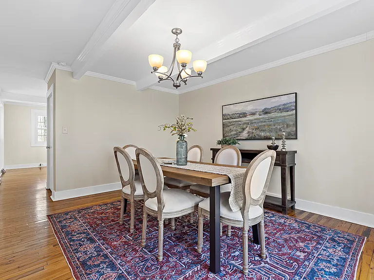 Dining room with view toward main living area