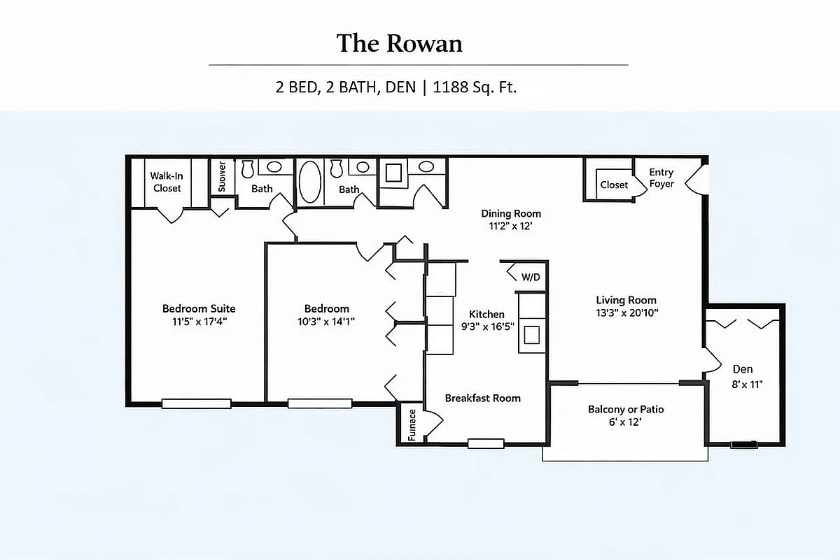 Floor plan The Rowan