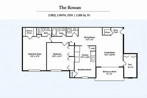 Floor plan The Rowan