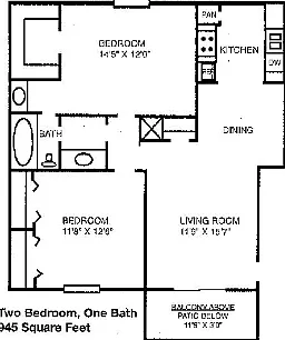 SCK 2-1, 945sqft SCK 2-1, 945sqft