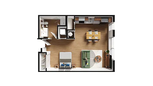 Floor plan STUDIO-F