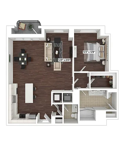 Floor plan A13