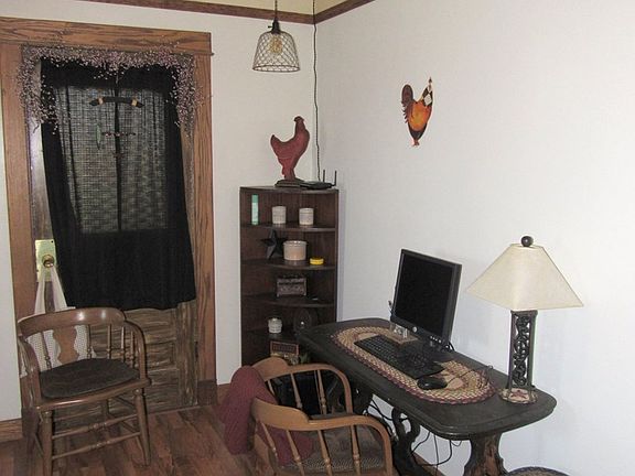 office area in kitchen