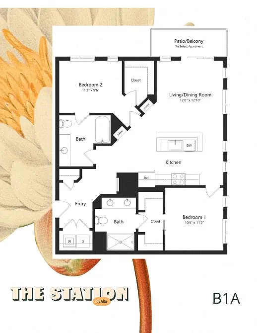 Floor plan B1-A