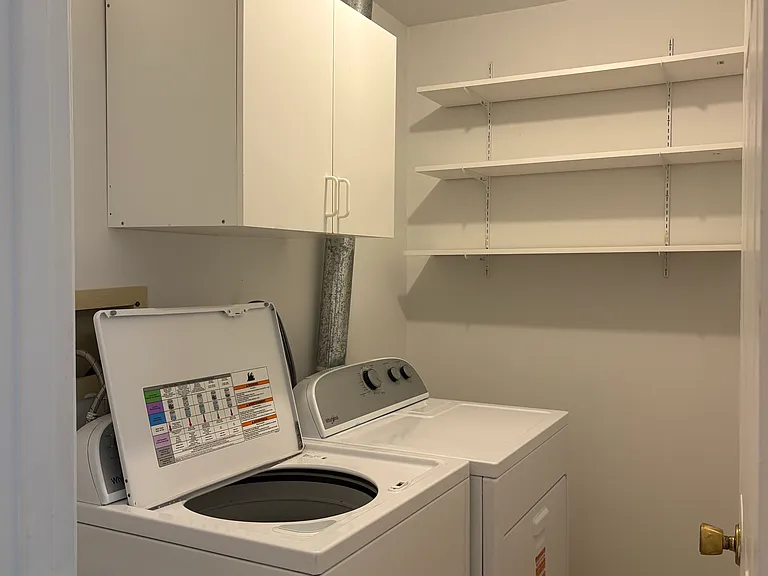 In-unit laundry room
