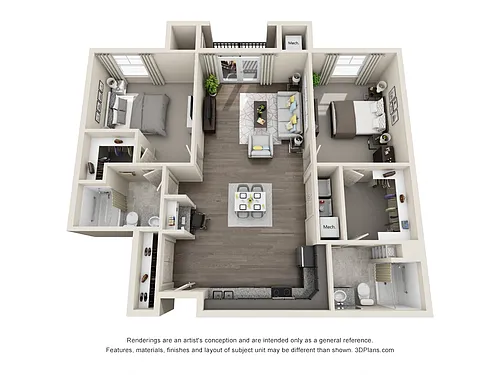 Floor plan B2D