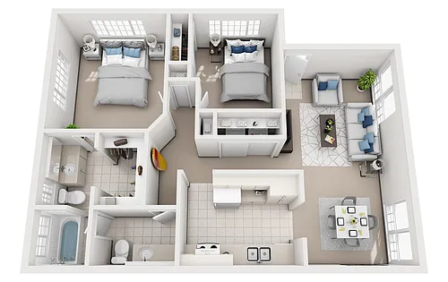 Floor plan Model G