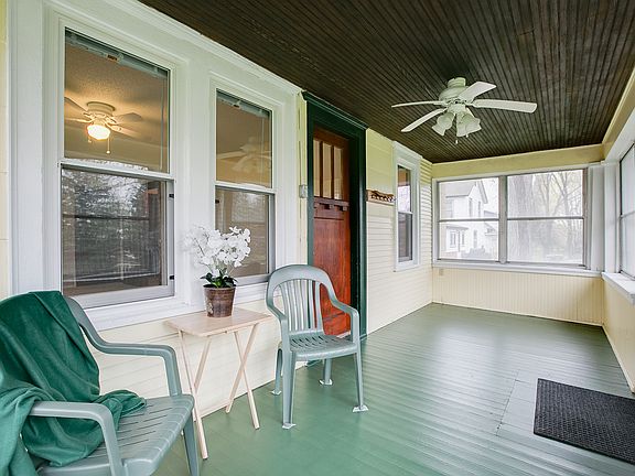 Window lined patio
