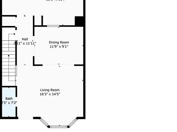 Main level floor plan
