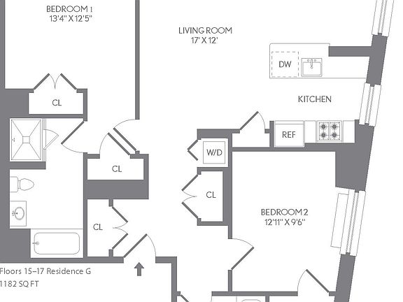 2nd image of 227 W 77th St APT 17G