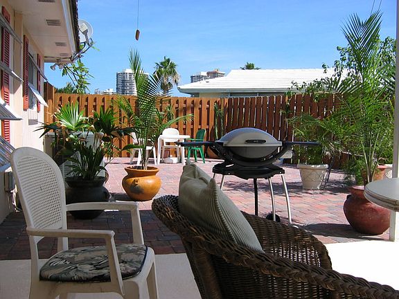 Patio in Rear of House