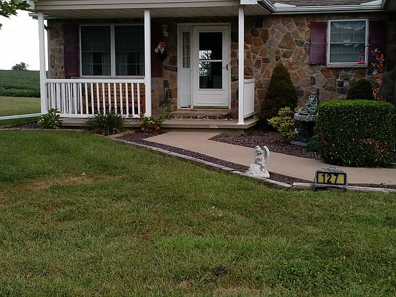 Front walkway to door