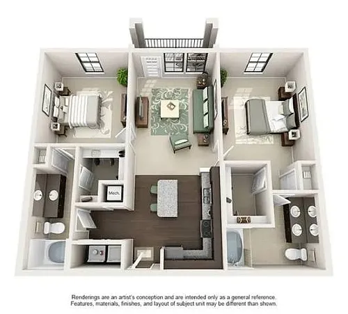 Floor plan Cloisters