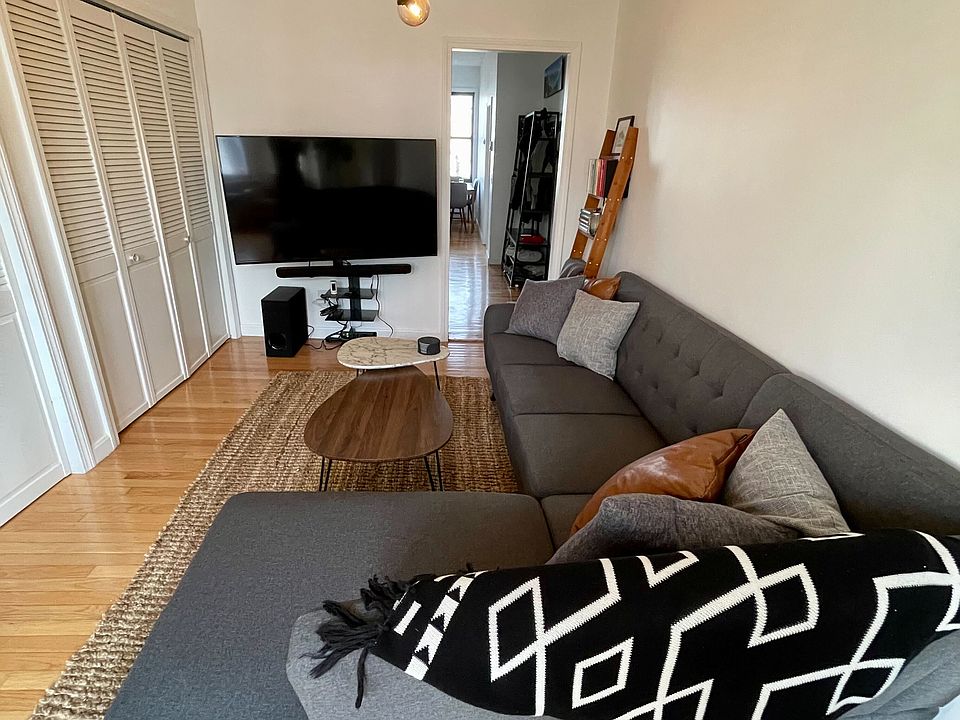 Living room from bay window