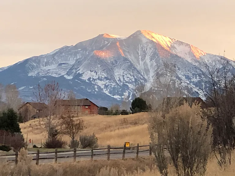 Mt Sopris with snow