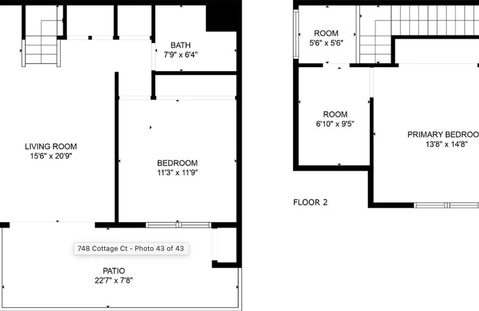 2 bed, 1200 sqft, $4,750 — Photo 3