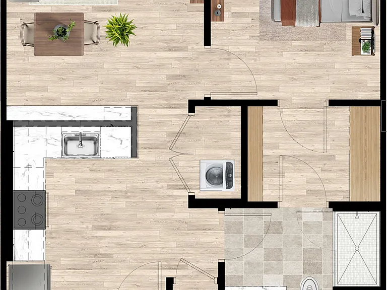A10 ADA 1 Bedroom A10 ADA 1 Bedroom