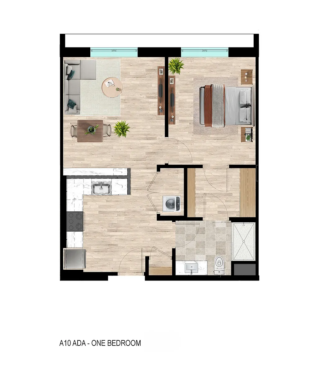 Floor plan One Bedroom