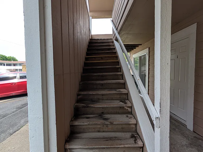 Stairs to apartment