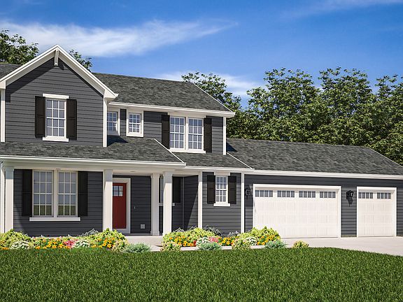 Clara Traditional Elevation 3 Car