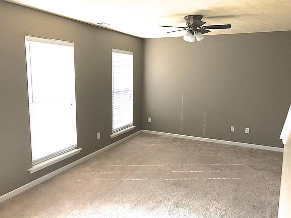 Living room with large windows