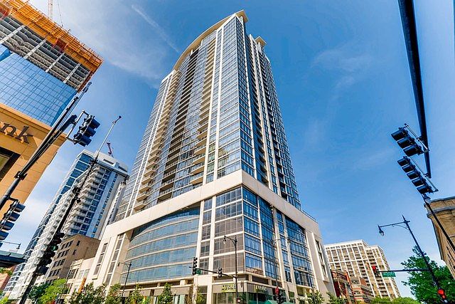 Beautiful with floor to ceiling windows on a quiet street just off of Michigan Ave.  Across from the