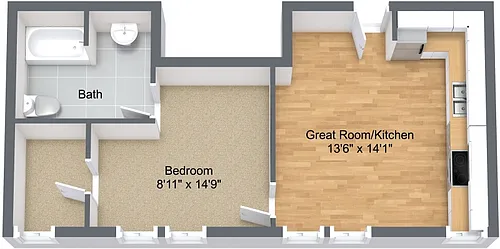 Floor plan The Oliver