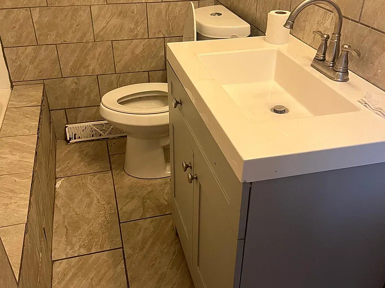 Bathroom Vanity & Toilet