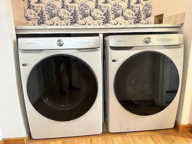 Full size washer and dryer
