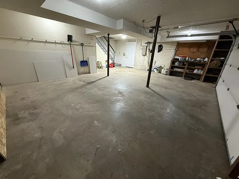Oversized and insulated double car garage