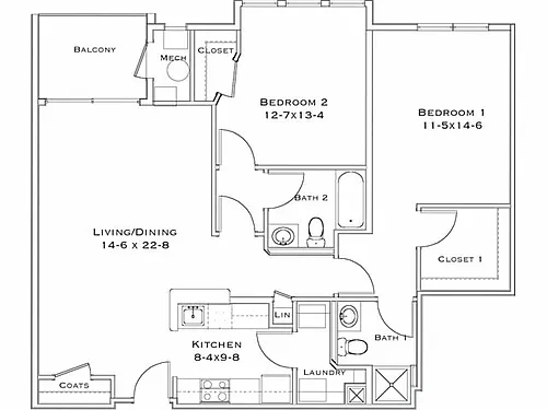Floor plan Balsam