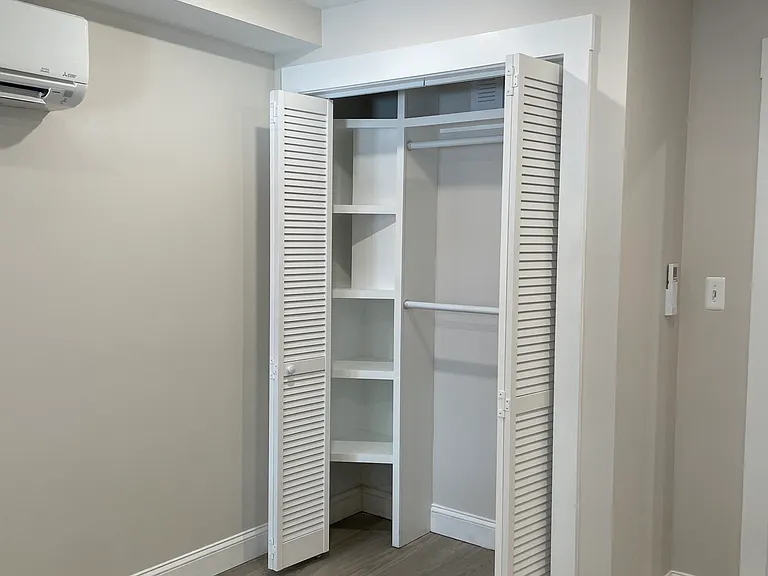 Main bedroom closet.