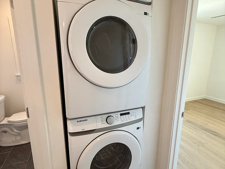 Full Sized Samsung Washer and Gas Dryer In-Unit
