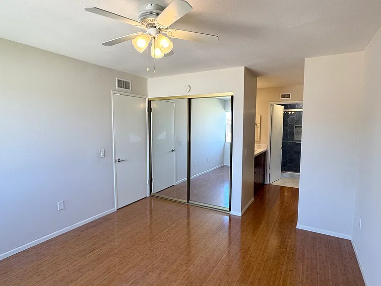 Spacious primary bedroom