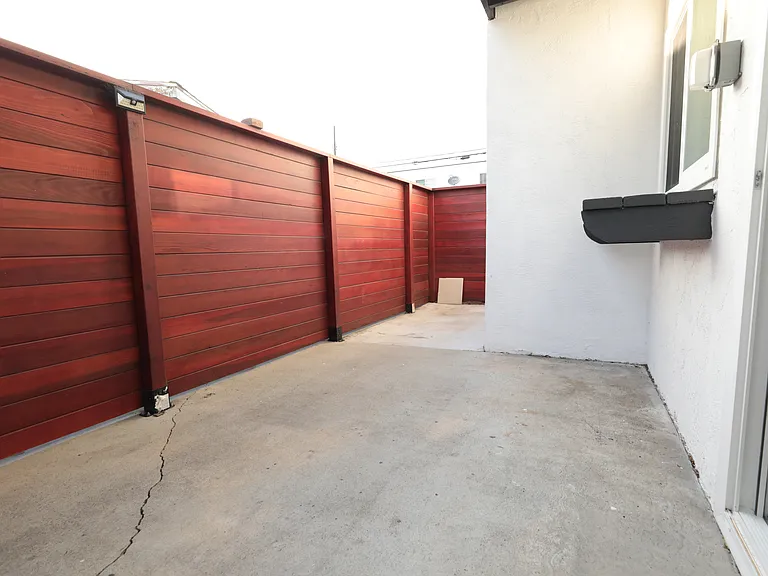 private enclosed patio