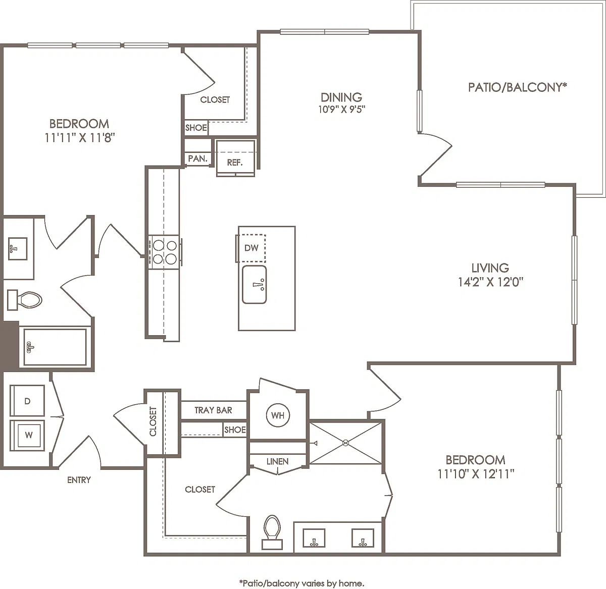 Floor plan B3