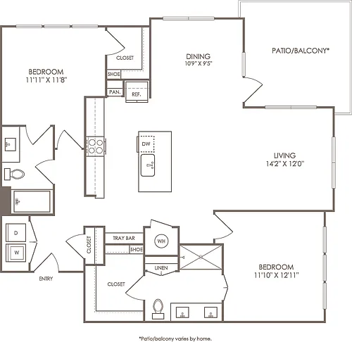 Floor plan B3