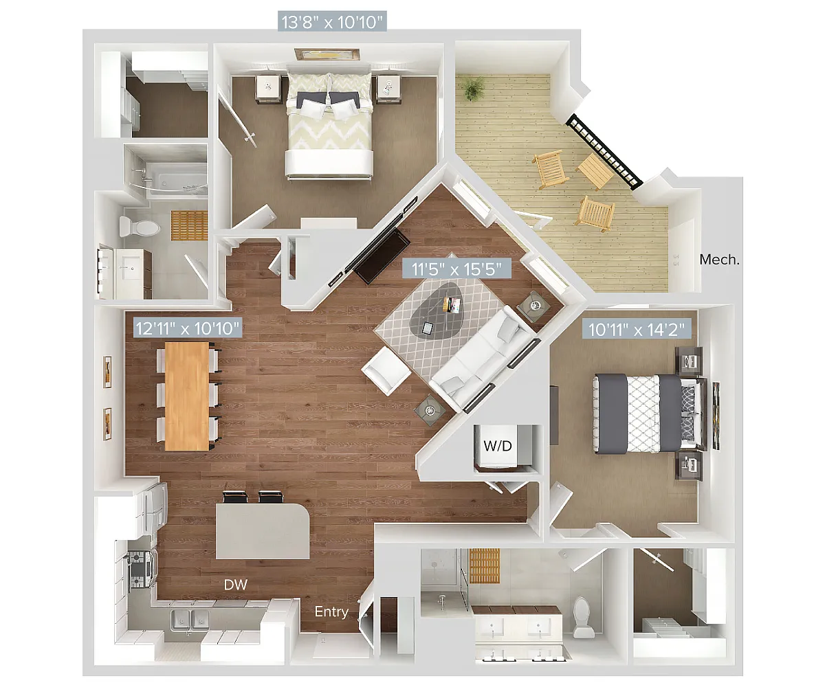 Floor plan B8-513