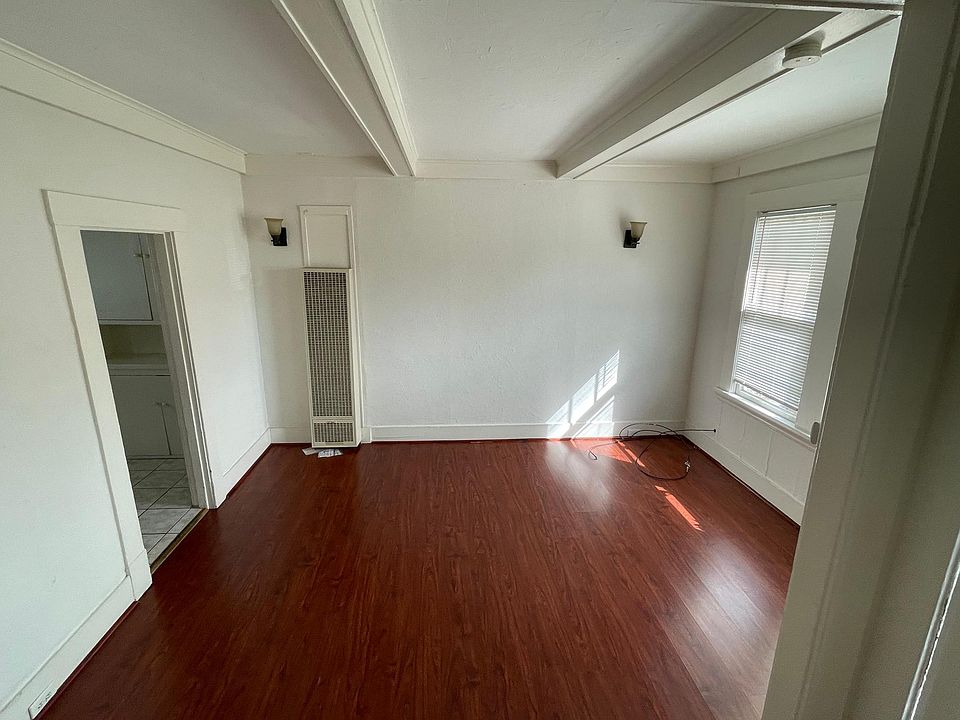 Living room with heater