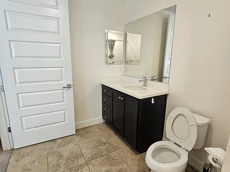 First floor bedroom bathroom
