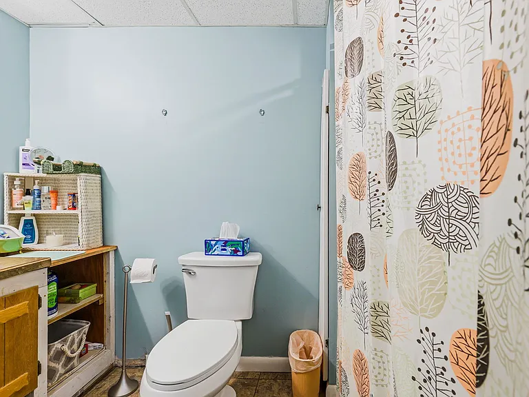 TERRACE LEVEL: Bathroom (sink on left)