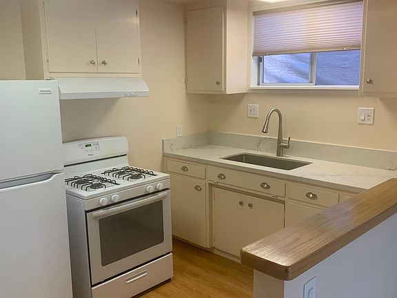 Kitchen with new counters and updated appliances