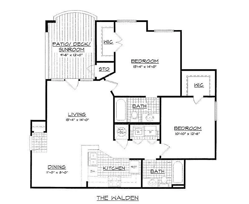 Floor plan The Walden