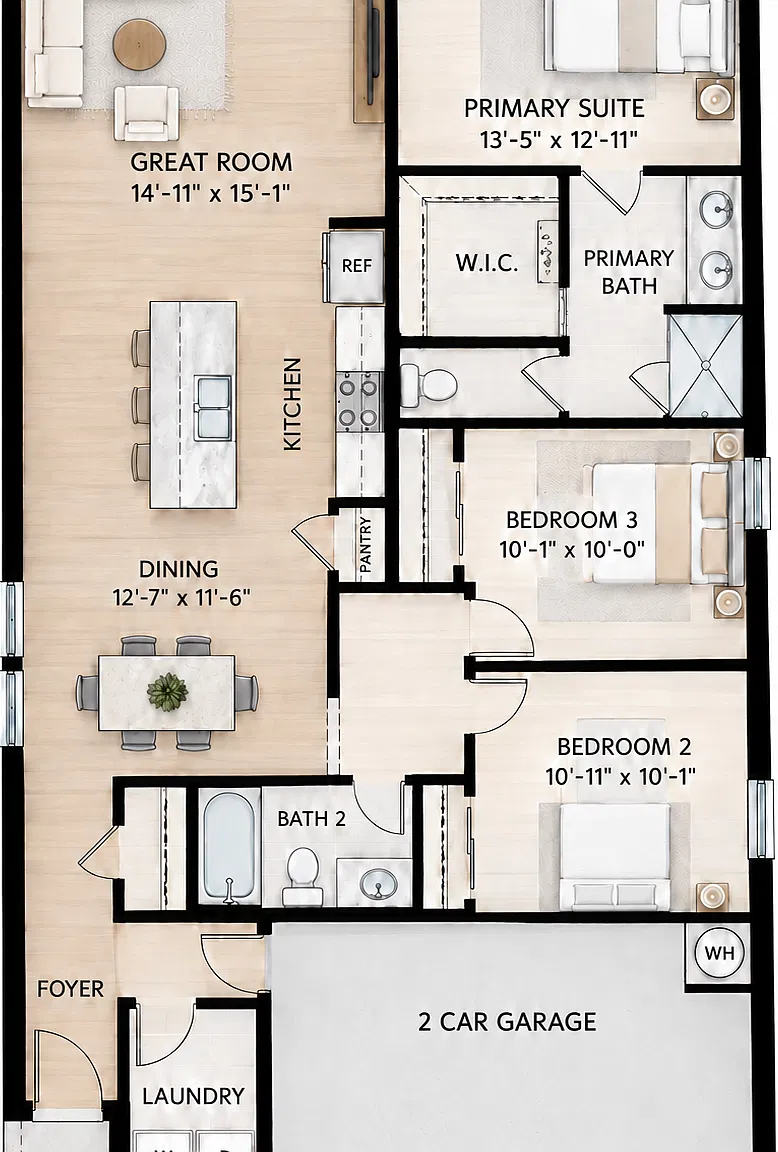 3 bed, 1483 sqft, $2,350 — Photo 4