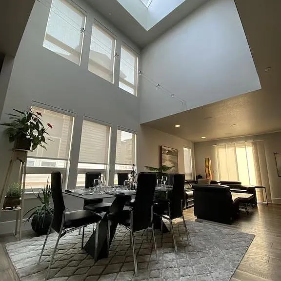 Looking west toward living room