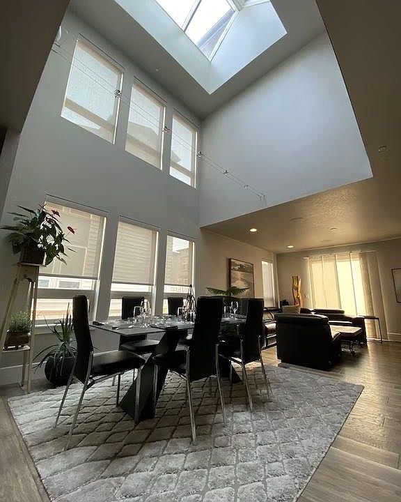 Looking west toward living room