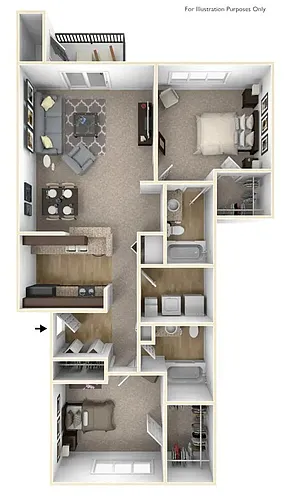 Floor plan Huron