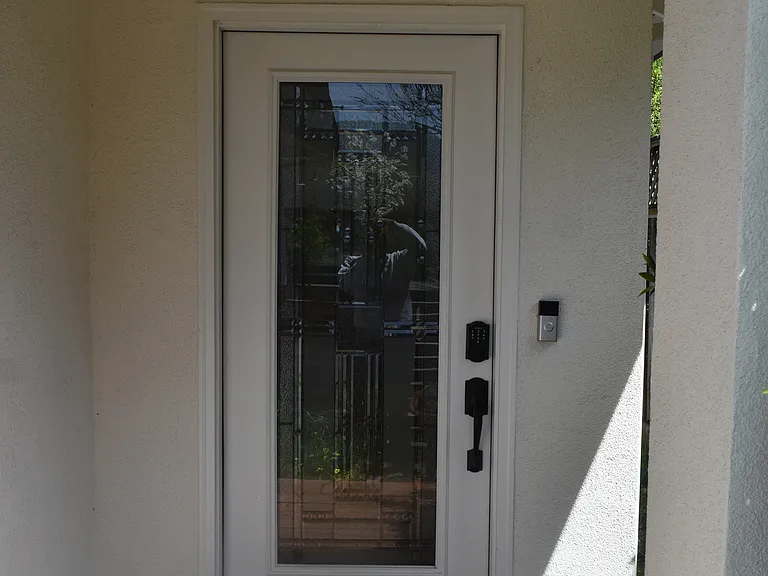 Front door.