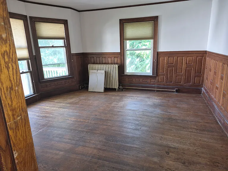Old Hardwood Floors being professionally restored and refinished this week